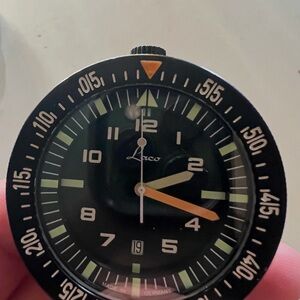 Laco Black and Orange Watch